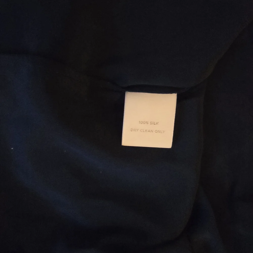 Cuyana Navy Blue Silk Dress - Picture 7 of 8
